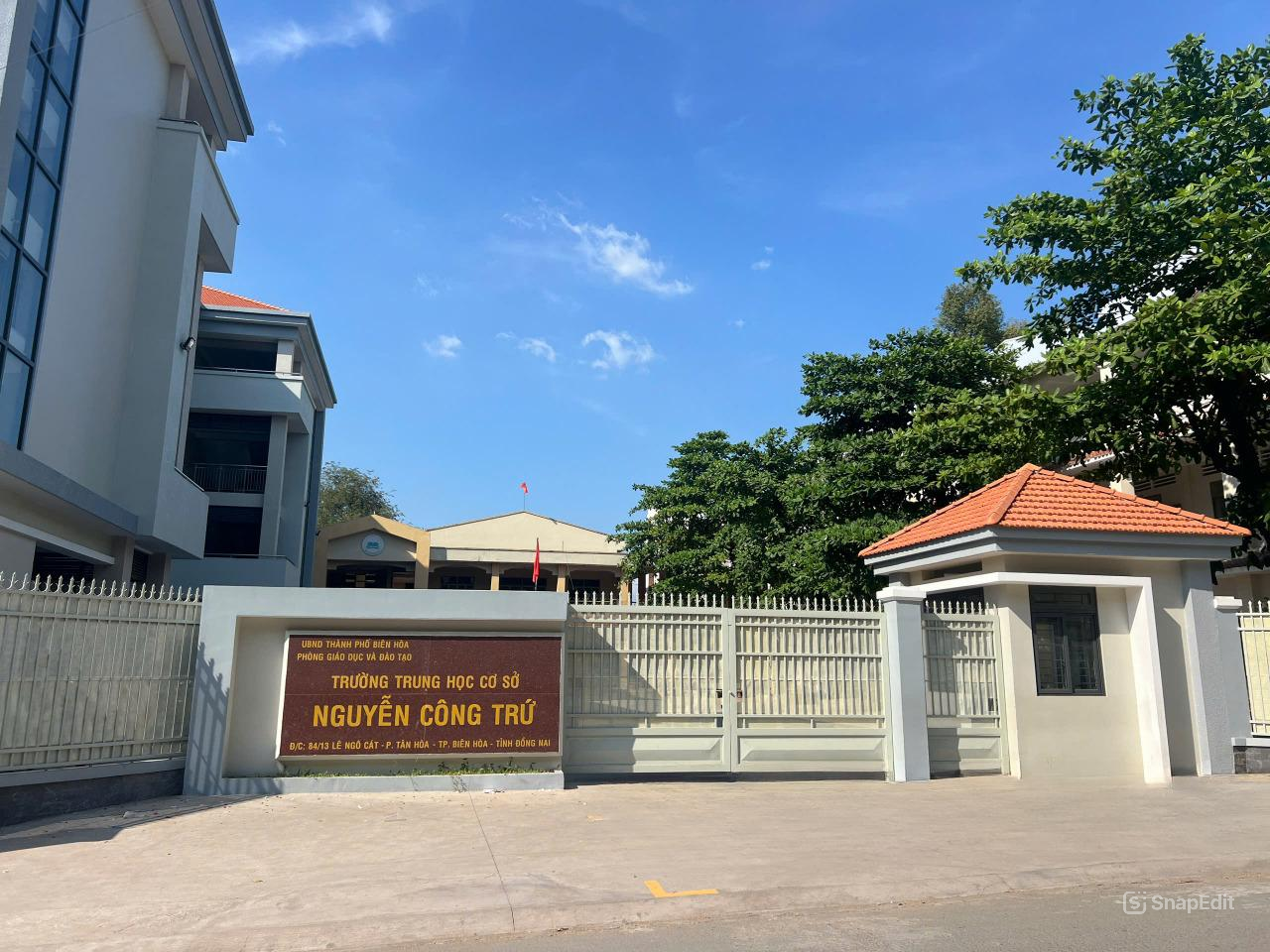 THÔNG BÁO KẾ HOẠCH TUYỂN SINH LỚP 6, NĂM HỌC 2026 – 2027, TRƯỜNG THCS NGUYỄN CÔNG TRỨ, PHƯỜNG HỐ NAI.